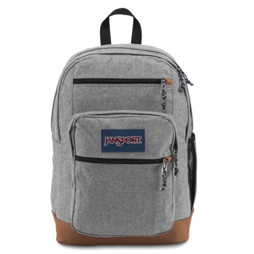 JanSport Cool Backpack - 15" Laptop Sleeve & Ergonomic Straps - Grey Letterman Image 1