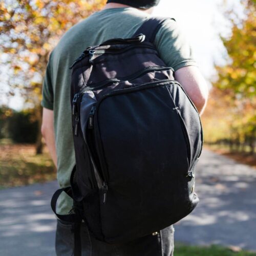 Black Backpack Image 1