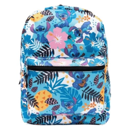 Disney Lilo & Stitch Tropical Days 16-Inch Kids Backpack – Vibrant School and Travel Bag for Boys and Girls Image 1