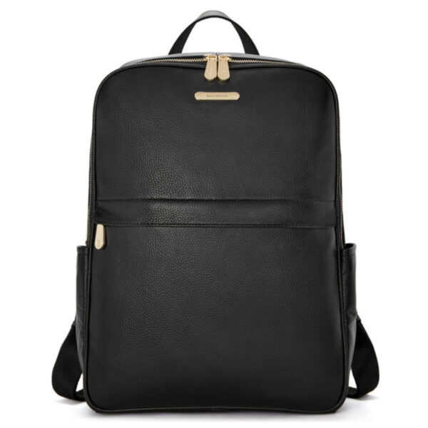15.6 Inch Laptop Travel Bag - Genuine Leather Backpack for Women for College and Casual Use Image 1