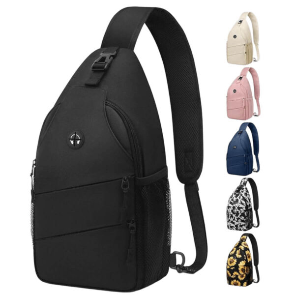 Trendy Crossbody Sling Bag – Casual Chest Backpack with Convertible Shoulder Strap for Men and Women Image 1
