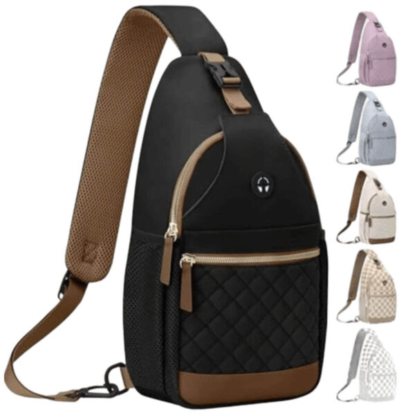 Small Crossbody Travel Chest Bag – Versatile Sling Backpack and Casual Daypack for Men and Women Image 1