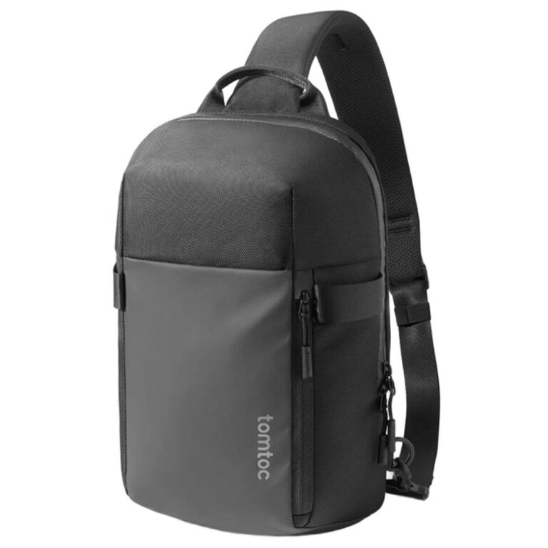 tomtoc 7L EDC Sling Backpack – Organized Crossbody Chest Bag for 14-inch MacBook Pro and iPad Air/Pro Image 1